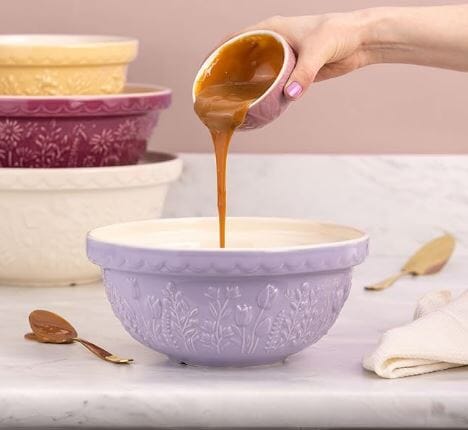 Mason Cash Meadow Tulip Mix Bowl 24cm/2l Mixing Bowls & Pudding Bowls The Cooks Kitchen 