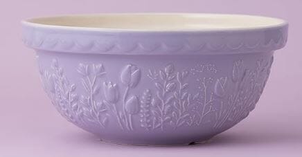 Mason Cash Meadow Tulip Mix Bowl 24cm/2l Mixing Bowls & Pudding Bowls The Cooks Kitchen 