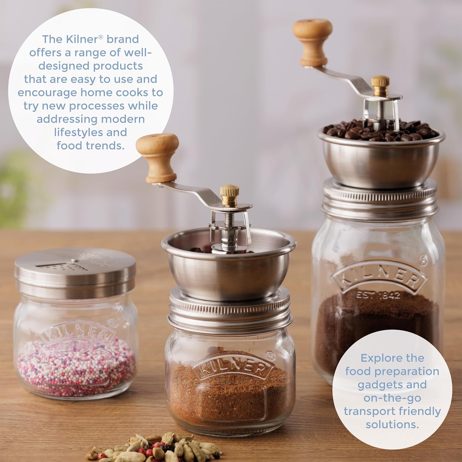 Kilner Seasonings Grinder