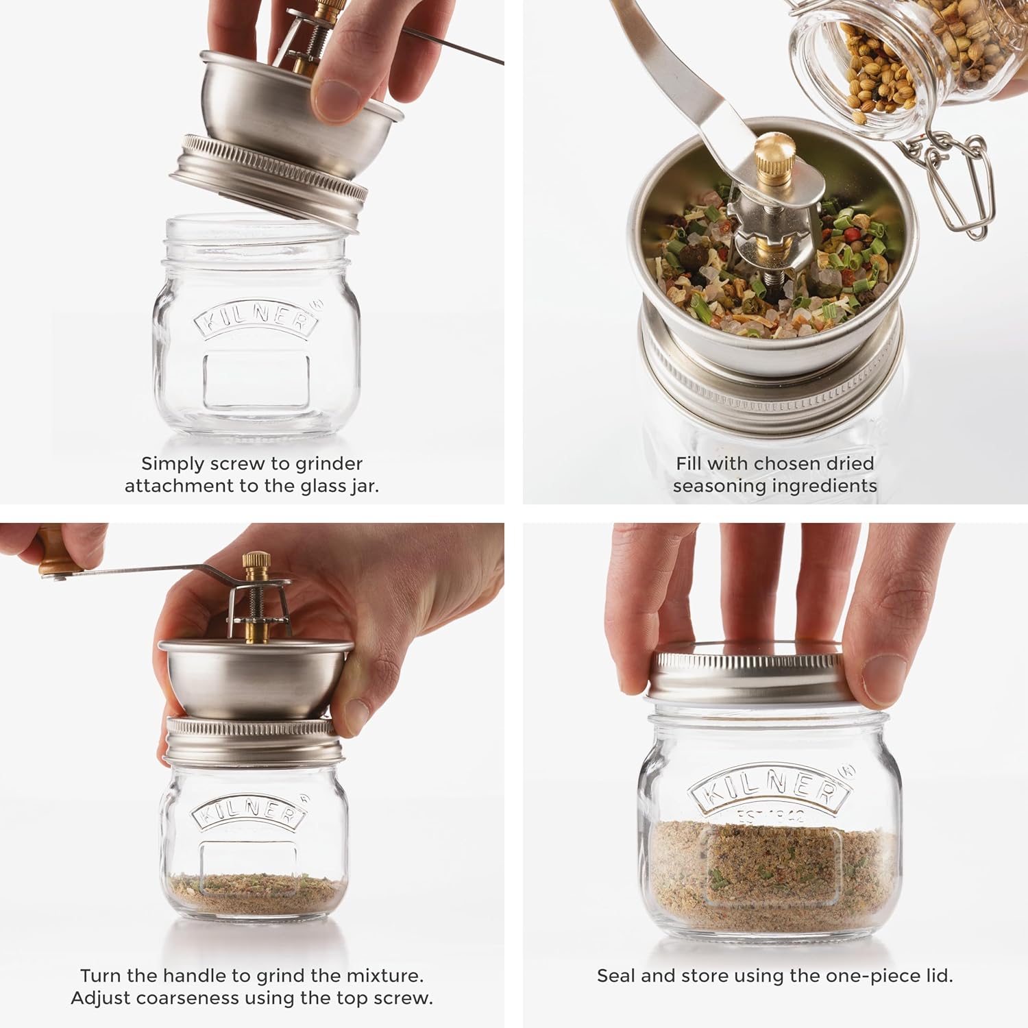 Kilner Seasonings Grinder