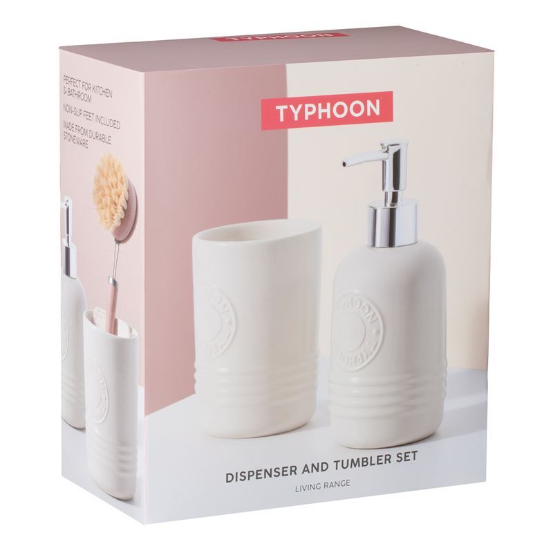 Typhoom Living Soap Dispenser And Tumbler Set