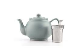 Price & Kensington Teapot 6 Cup Grey Ceramic Teapots The Cooks Kitchen 