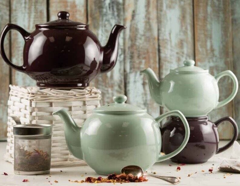 Price & Kensington Teapot 6 Cup Black Ceramic Teapots The Cooks Kitchen 
