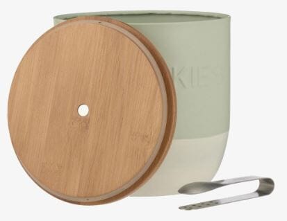 Typhoon Oben Cookie Storage 2.3l Green Biscuit Barrels & Tins The Cooks Kitchen 