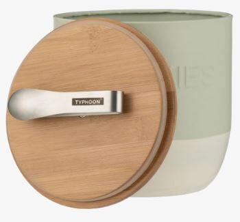 Typhoon Oben Cookie Storage 2.3l Green Biscuit Barrels & Tins The Cooks Kitchen 