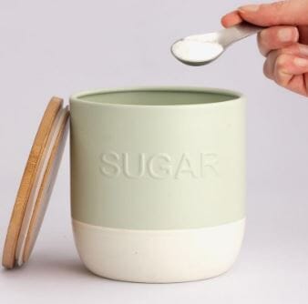 Typhoon Oben Sugar Storage 1.25l Green General Storage The Cooks Kitchen 