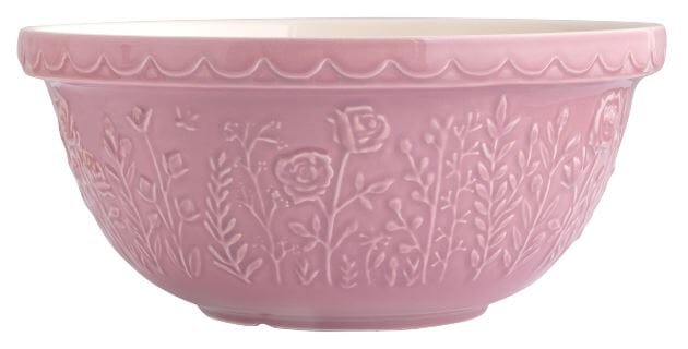 Mason Cash - In The Meadow - Pink Rose Mixing Bowl 29cm Mixing Bowls & Pudding Bowls The Cooks Kitchen 