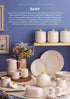 Price & Kensington Daisy Butter Dish Ceramic Hand Painted Flower Embossed White Bread & Butter Storage The Cooks Kitchen 