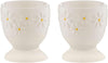 Price & Kensington Daisy Egg Cup Holder Set Of 2 Ceramic Hand Painted
