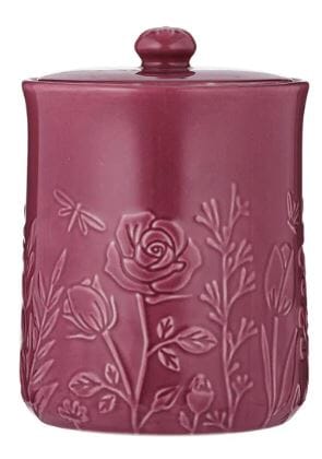 Mason Cash In The Meadow Storage Jar 1.85l 18x13cm - Burgundy General Storage The Cooks Kitchen 