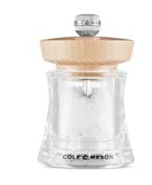 Cole & Mason Holborn 95mm Natural Beech Wood Salt Mill Salt & Pepper Grinders & Mills The Cooks Kitchen 