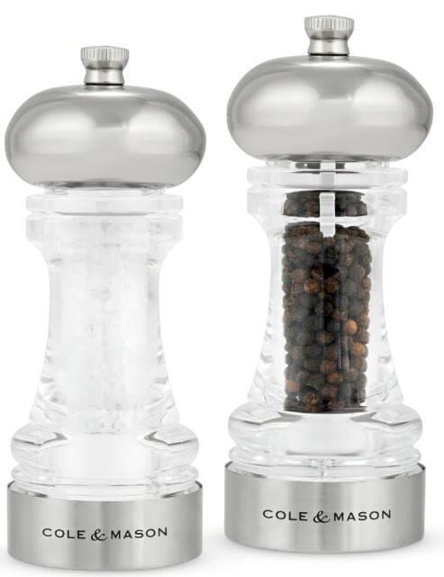 Cole & Mason Clovelly 149mm Salt And Pepper Grinder Set Salt & Pepper Grinders & Mills The Cooks Kitchen 