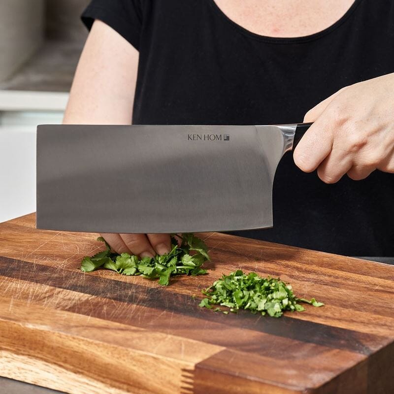 Ken Hom Stainless Steel Cleaver 18cm Carvers - Cleavers & Slicers The Cooks Kitchen Mandurah 