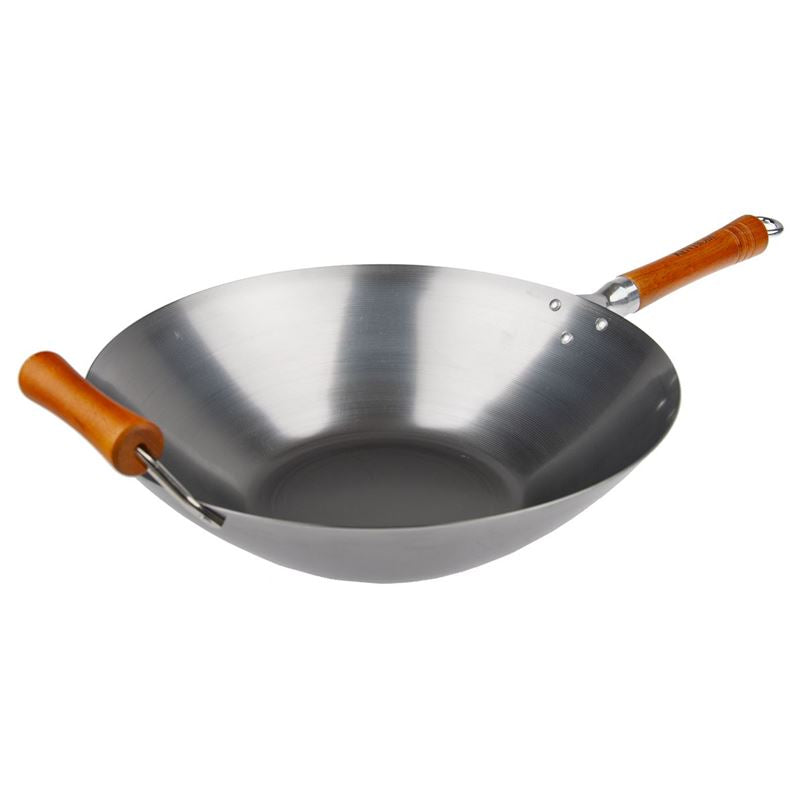 Ken Hom Excellence Carbon Steel Wok 32cm