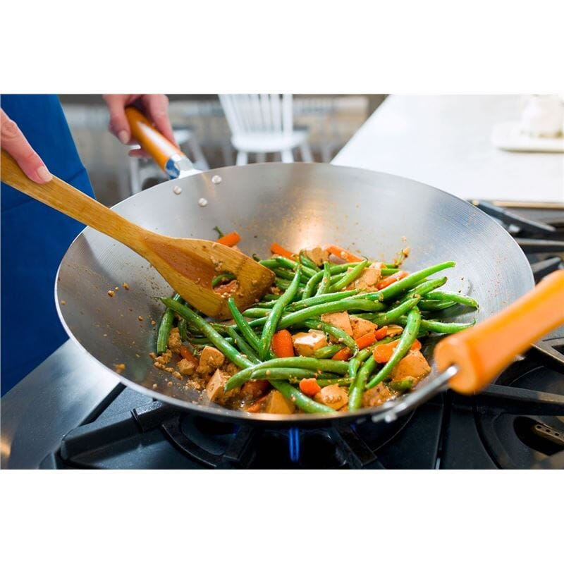 Ken Hom Excellence Carbon Steel Wok 32cm Woks & Stirfrys The Cooks Kitchen 