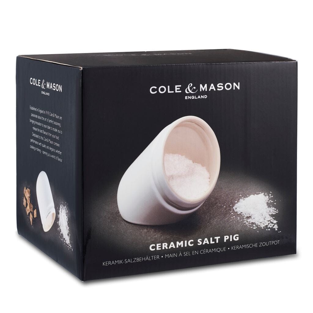 Cole & Mason Whitmore Ceramic Salt Pig Dinnerware Accessories The Cooks Kitchen Mandurah 