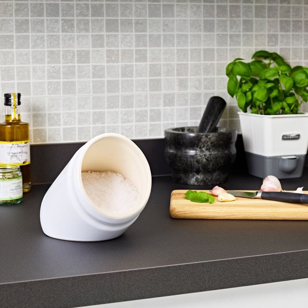 Cole & Mason Whitmore Ceramic Salt Pig Dinnerware Accessories The Cooks Kitchen Mandurah 