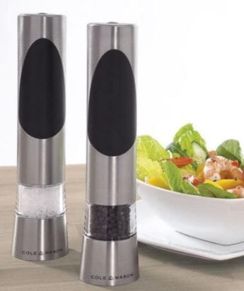 Cole & Mason Richmond Electronic Grinder Set Salt & Pepper Mills The Cooks Kitchen 