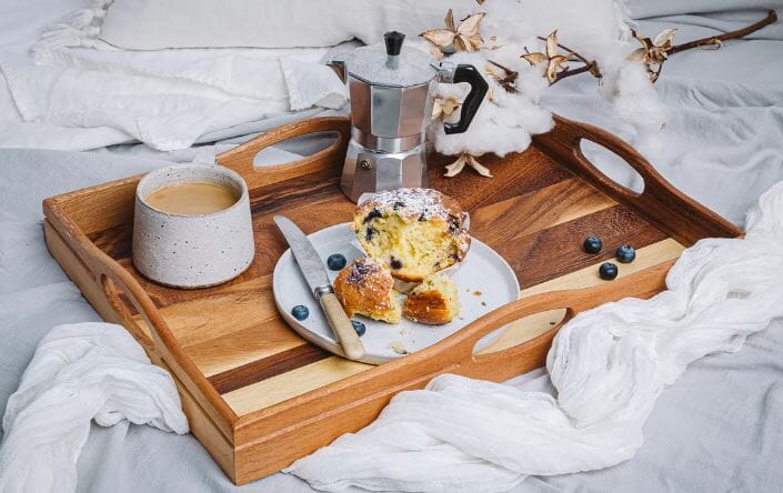 Large Serving Tray With 4 Handles - 50 X 36cm Trays The Cooks Kitchen 