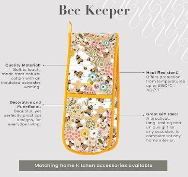 Beekeeper Double Oven Glove Aprons, Mitts & Gloves The Cooks Kitchen 