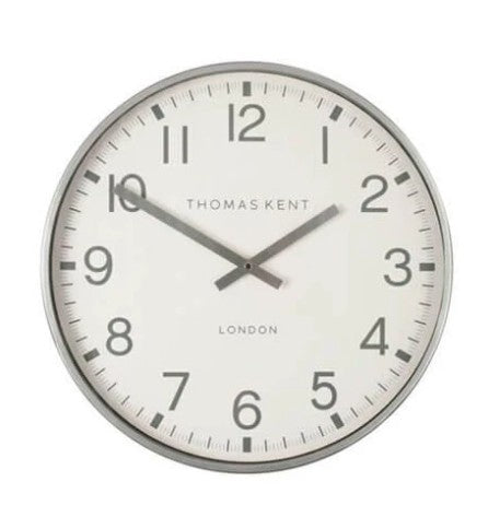 Thomas Kent Clocksmith Wall Clock 30cm - Silver