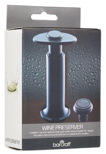 Barcraft Wine Pump Stopper Barware Accessories The Cooks Kitchen 