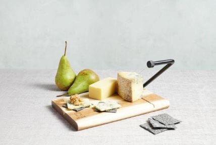 Artesa Traditional Cheese Board Slicer, 27x19cm, Gift Boxed Platters & Bowls The Cooks Kitchen 
