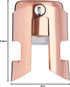 Barcraft Champagne And Sparkling Wine Bottle Stopper - Copper Openers & Stoppers The Cooks Kitchen 