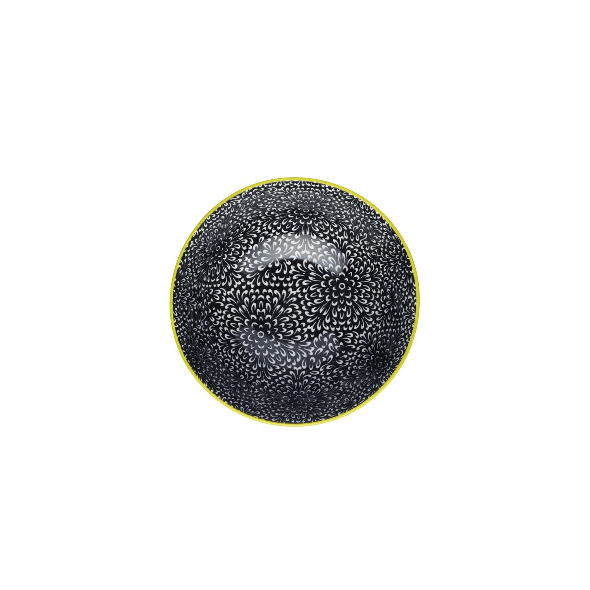 Mikasa Does It All Bowl - Black Floral 15.7cm Bowls The Cooks Kitchen 