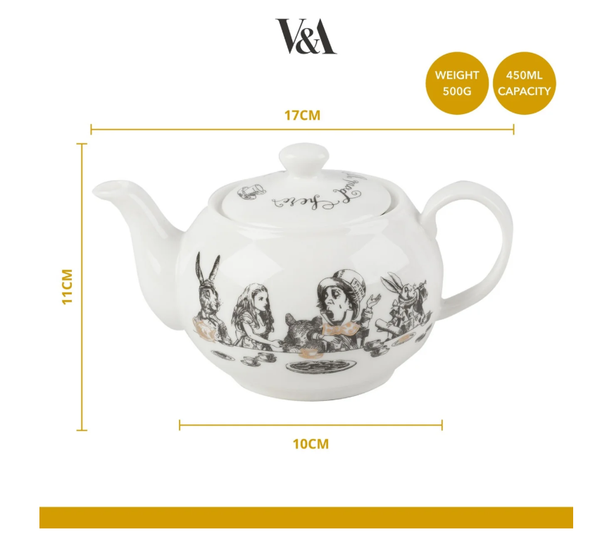 Victoria & Albert Alice In Wonderland Mini Teapot