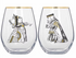 Alice In Wonderland Set Of 2 Clear Glass Tumblers, 350 Ml