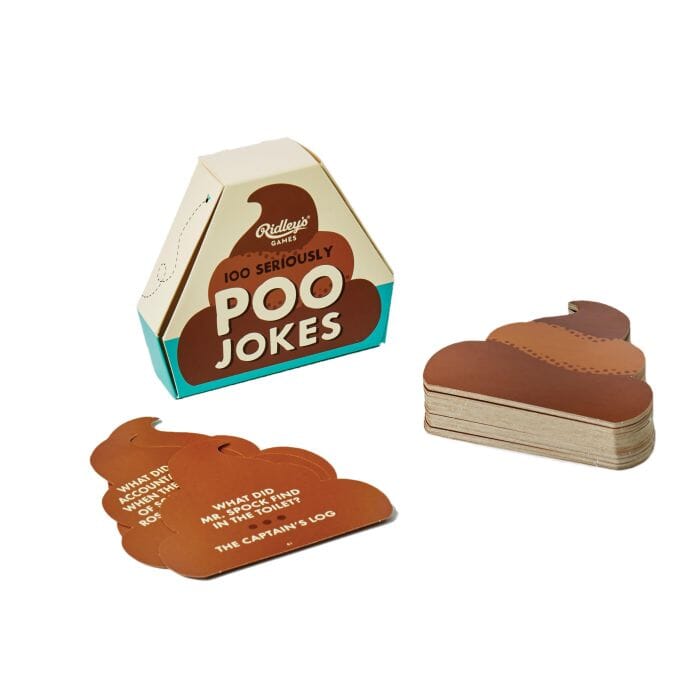 Ridleys 100 Poo Jokes 8.3x9.5x2.5cm Novelty Gifts The Cooks Kitchen 