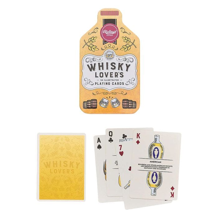 Ridleys Whiskey Lover's Playing Cards Novelty Gifts The Cooks Kitchen 