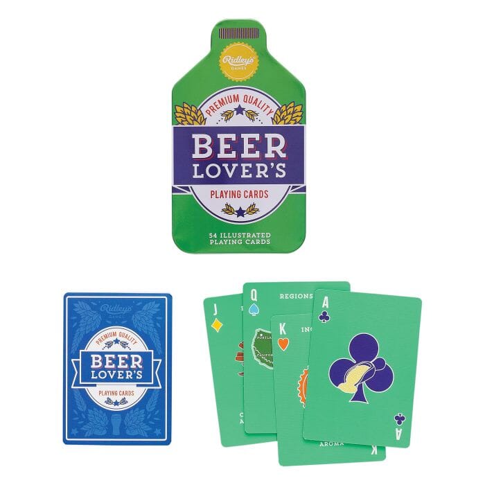 Ridleys Beer Playing Cards Novelty Gifts The Cooks Kitchen 