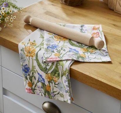 Ulster Weavers Cottage Garden Cotton Tea Towel