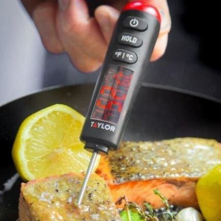 Taylor Pro Thermometer Led Black