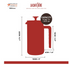 La Cafetiere Pisa 8 Cup Cafetiere - Black And Wood
