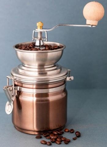 La Cafetiere Manual Coffee Grinder - Copper / Stainless Steel Coffee Accessories The Cooks Kitchen 
