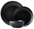 Mikasa Jardin Midnight 12-piece Stoneware Dinner Set - Black 12 Piece The Cooks Kitchen 