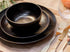 Mikasa Jardin Midnight 12-piece Stoneware Dinner Set - Black 12 Piece The Cooks Kitchen 