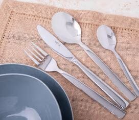 Mikasa Beaumont Stainless Steel Cutlery Set, 16 Piece Cutlery Sets The Cooks Kitchen 