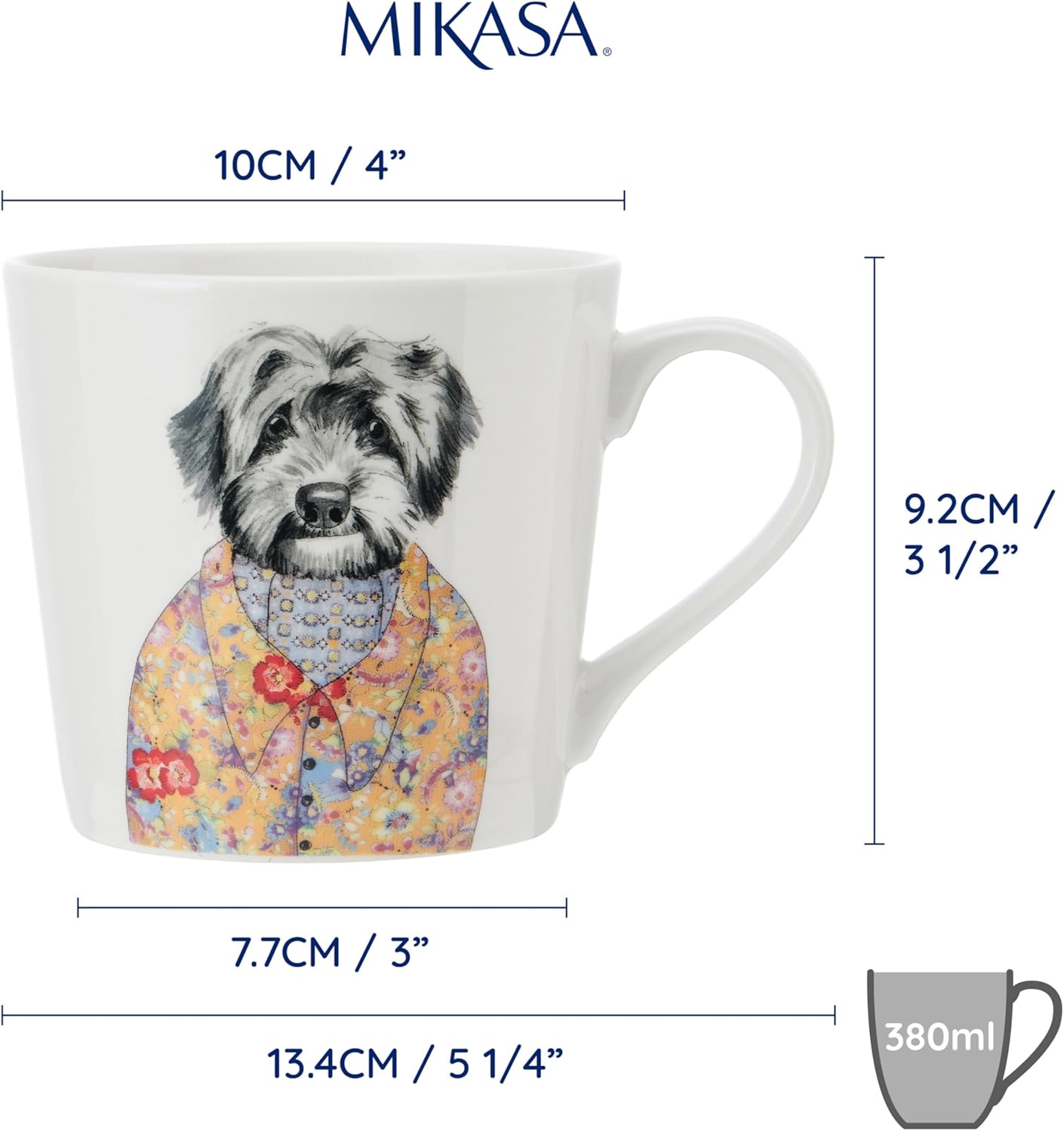Mikasa Tipperly Hill Mug 380ml - Cockapoo