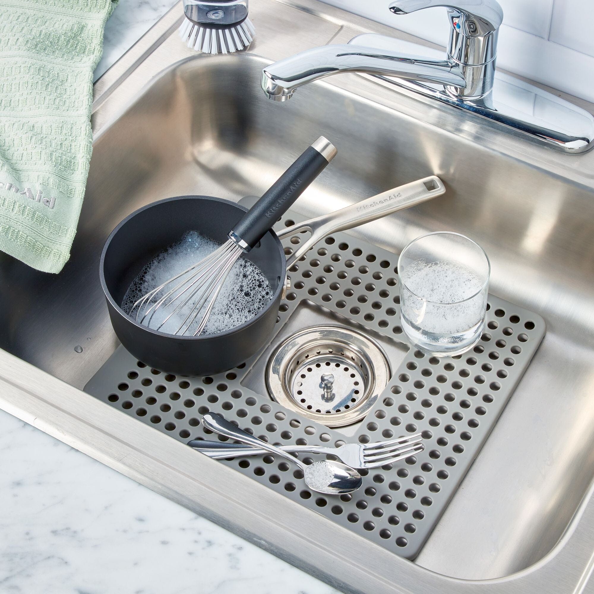 Kitchenaid Sink Mat Dish Racks & Drainers The Cooks Kitchen 