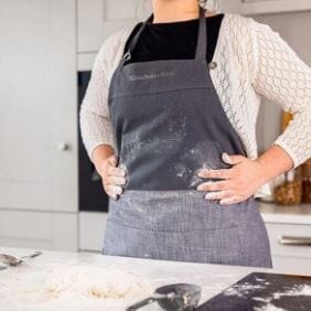 Kitchenaid Apron - Charcoal Grey Aprons The Cooks Kitchen 
