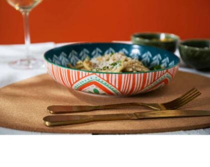 Mikasa Coupe Pasta Dinner Bowl 21cm - Mixed Folk Bowls The Cooks Kitchen 