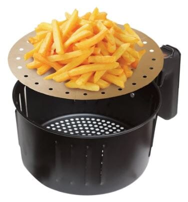 Toasta Bags Reusable Round Air Fryer Liners Dual Pack Set Of 2 - Gold Air Fryer Accessories The Cooks Kitchen 