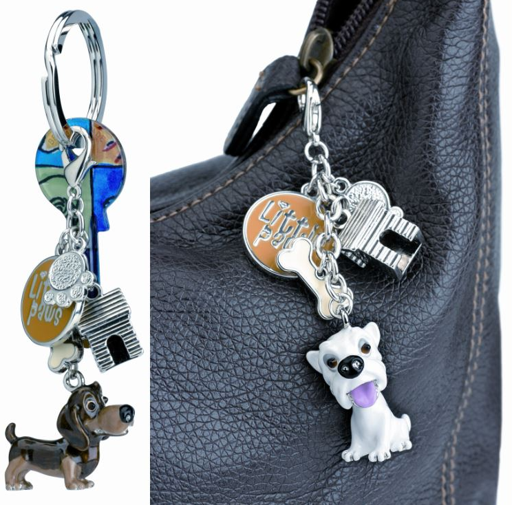 Little Paws Cavalier King Charles Spaniel, Keyring/bag Charm