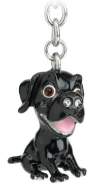 Black Labrador, Key Ring/bag Charm Novelty Gifts The Cooks Kitchen 