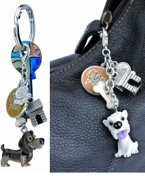 Black Labrador, Key Ring/bag Charm Novelty Gifts The Cooks Kitchen 
