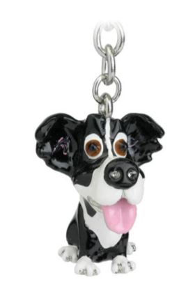 Border Collie, Key Ring/bag Charm